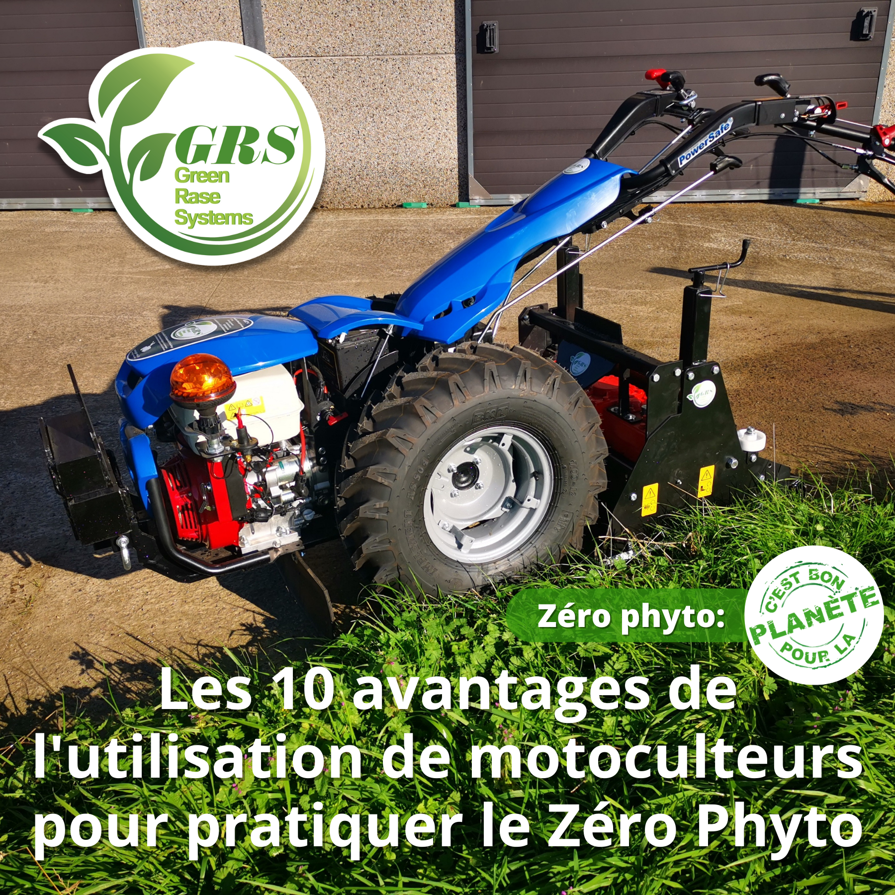 Les 10 avantages de l'utilisation de motoculteurs pour pratiquer le Zéro Phyto